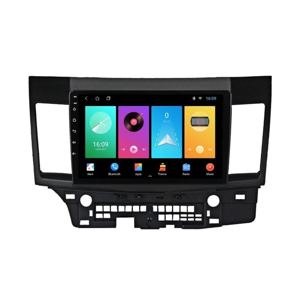 Navigatie dedicata cu Android Mitsubishi Lancer dupa 2007, 2GB RAM, Radio GPS Dual Zone, Display HD IPS 10