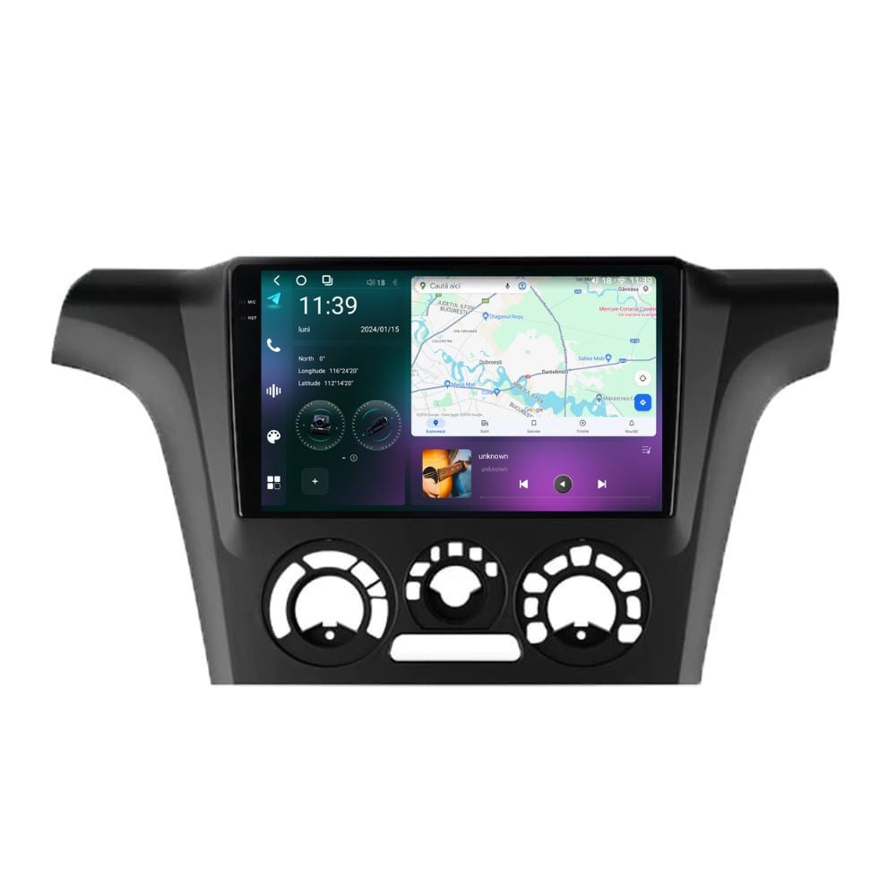 Navigatie dedicata cu Android Mitsubishi Outlander I 2001 - 2006, 12GB RAM, Radio GPS Dual Zone, Display 2K QLED 10.36