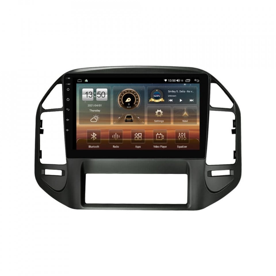 Navigatie dedicata cu Android Mitsubishi Pajero III 2001 - 2006, 4GB RAM, Radio GPS Dual Zone, Display HD QLED 10