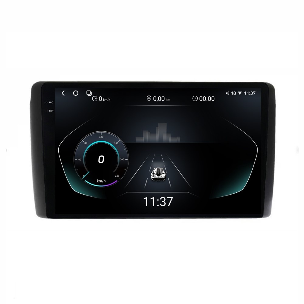 Navigatie dedicata cu Android Nissan Leaf I 2010 - 2017, 12GB RAM, Radio GPS Dual Zone, Display 2K QLED 9.5