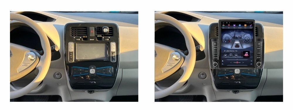 Navigatie dedicata cu Android Nissan Leaf I 2010 - 2017, 1GB RAM, Radio GPS Dual Zone, Touchscreen IPS 9.7