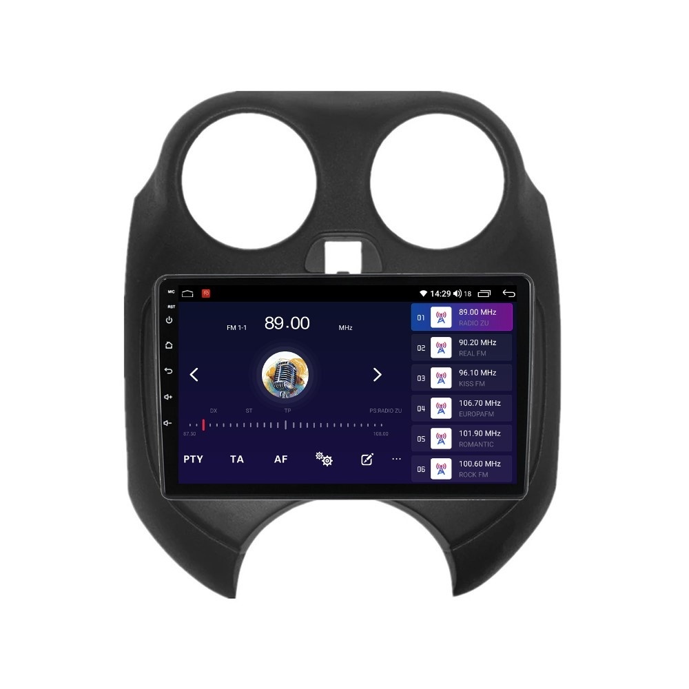 Navigatie dedicata cu Android Nissan Micra IV 2010 - 2013, 6GB RAM, Radio GPS Dual Zone, Display HD QLED 9