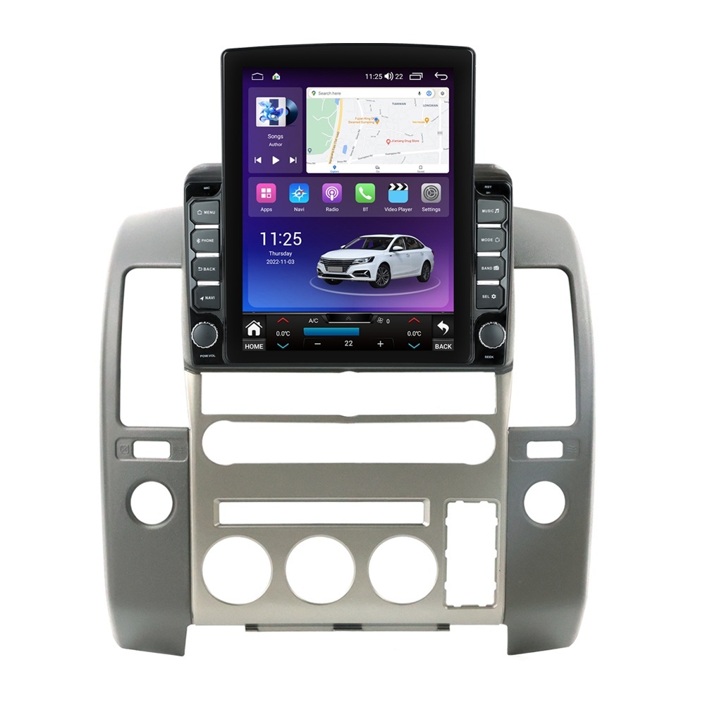 Navigatie dedicata cu Android Nissan Navara D40 2004 - 2010 cu navigatie originala, 8GB RAM, Radio GPS Dual Zone, Touchscreen IPS 9.7" HD tip Tesla, Internet Wi-Fi si slot SIM 4G, Bluetooth, MirrorLink, USB