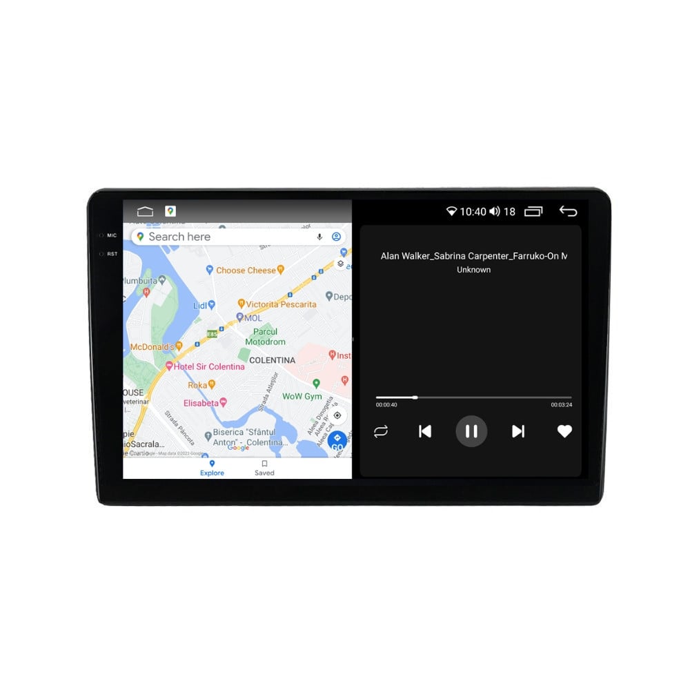 Navigatie dedicata cu Android Nissan Pathfinder III R51 2005 - 2014, 4GB RAM, Radio GPS Dual Zone, Display 2K QLED 9.5