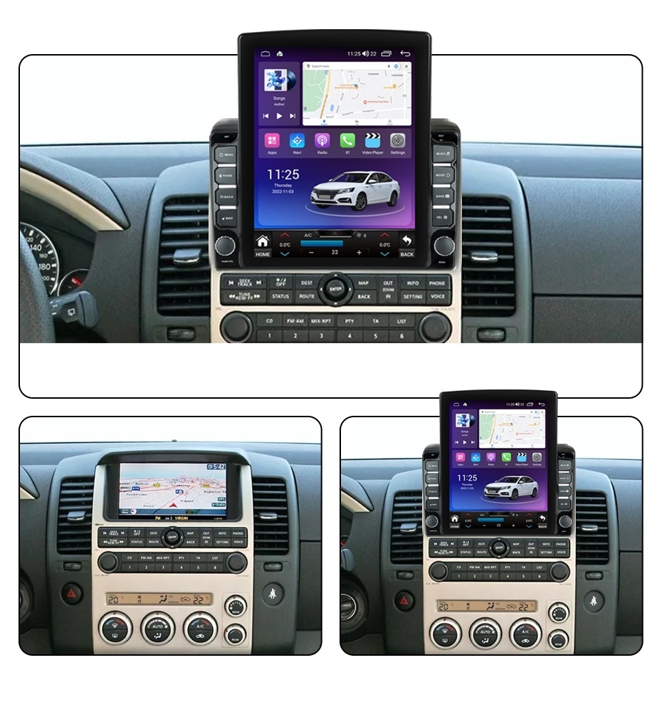 Navigatie dedicata cu Android Nissan Pathfinder III R51 2005 - 2014 cu navigatie originala, 4GB RAM, Radio GPS Dual Zone, Touchscreen IPS 9.7