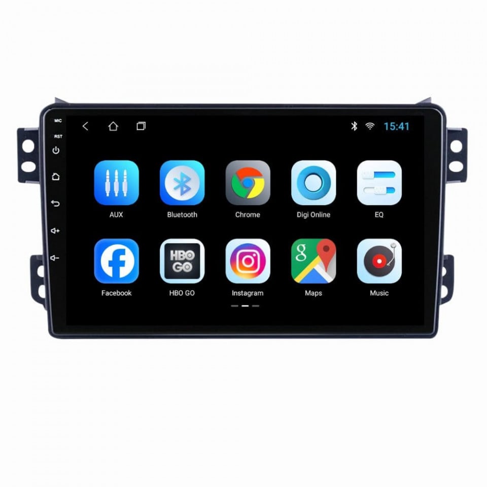 Navigatie dedicata cu Android Opel Agila 2007 - 2014, 2GB RAM, Radio GPS Dual Zone, Display HD IPS 9