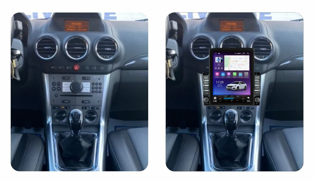 Navigatie dedicata cu Android Opel Antara 2006 - 2017, 4GB RAM, Radio GPS Dual Zone, Touchscreen IPS 9.7