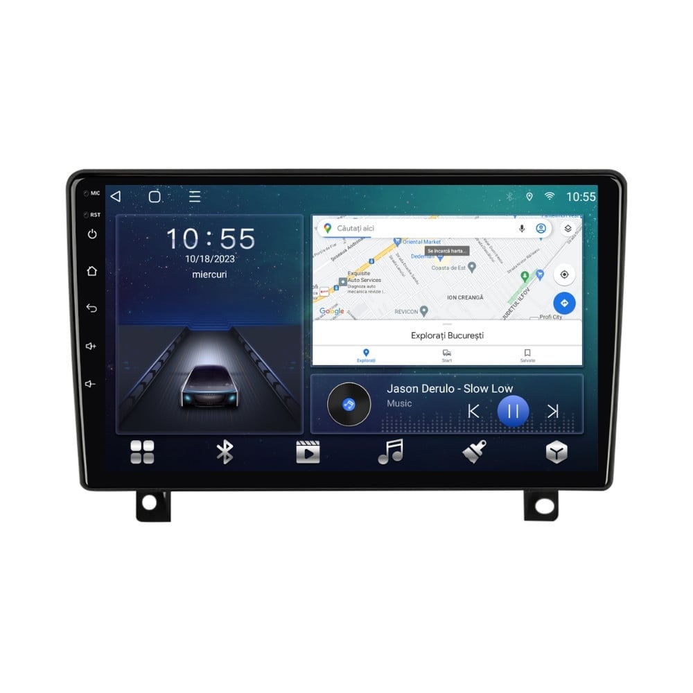 Navigatie dedicata cu Android Opel Astra H 2004 - 2014, 3GB RAM, Radio GPS Dual Zone, Display HD QLED 9\'\' Touchscreen, Internet Wi-Fi si slot SIM 4G, Bluetooth, MirrorLink, USB, Waze - 1 | YEO