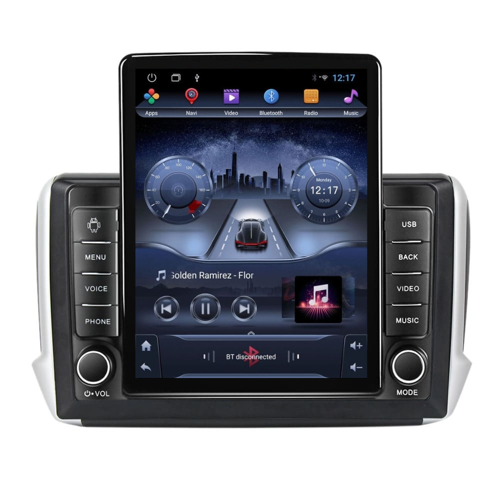 Navigatie dedicata cu Android Peugeot 2008 I 2013 - 2019, 2GB RAM, Radio GPS Dual Zone, Touchscreen IPS 9.7