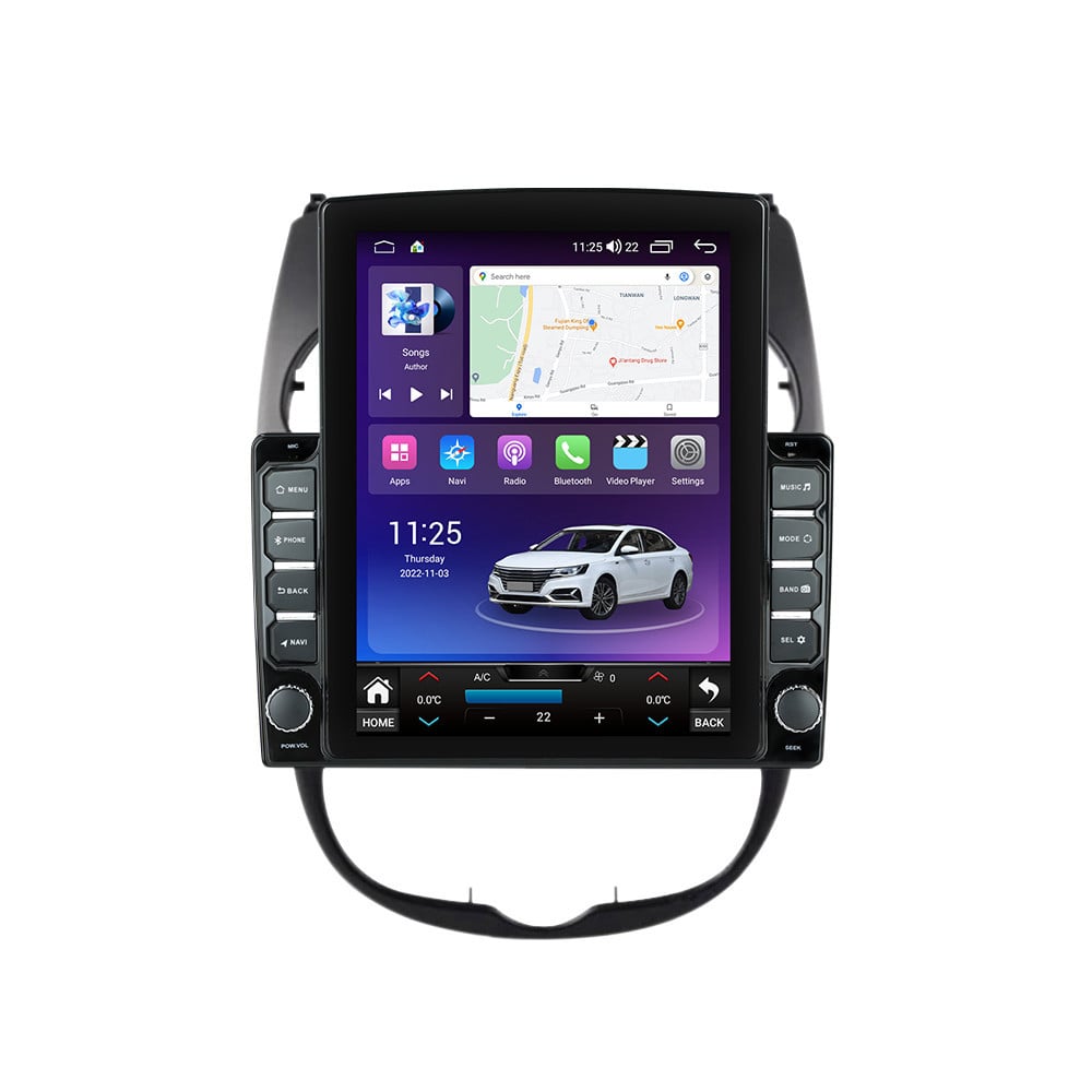 Navigatie dedicata cu Android Peugeot 206 1998 - 2009, 8GB RAM, Radio GPS Dual Zone, Touchscreen IPS 9.7