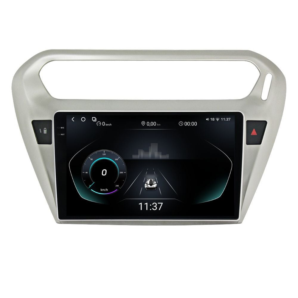 Navigatie dedicata cu Android Peugeot 301 dupa 2012, 12GB RAM, Radio GPS Dual Zone, Display 2K QLED 9.5