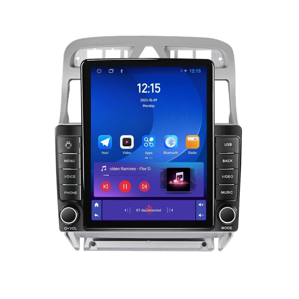 Navigatie dedicata cu Android Peugeot 307 2000 - 2013, 2GB RAM, Radio GPS Dual Zone, Touchscreen IPS 9.7" HD tip Tesla, Internet Wi-Fi, Bluetooth, MirrorLink, USB - Imagine 2