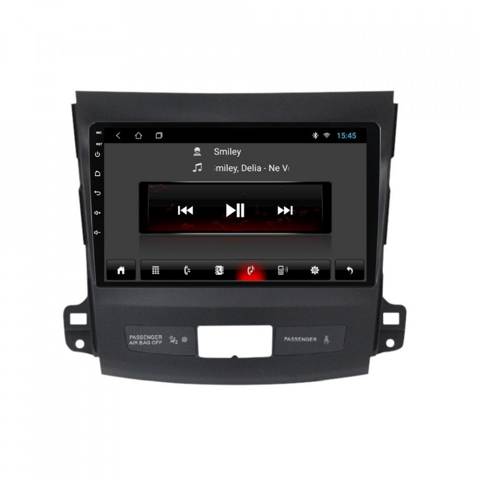 Navigatie dedicata cu Android Peugeot 4007 2007 - 2013, 2GB RAM, Radio GPS Dual Zone, Display HD IPS 9