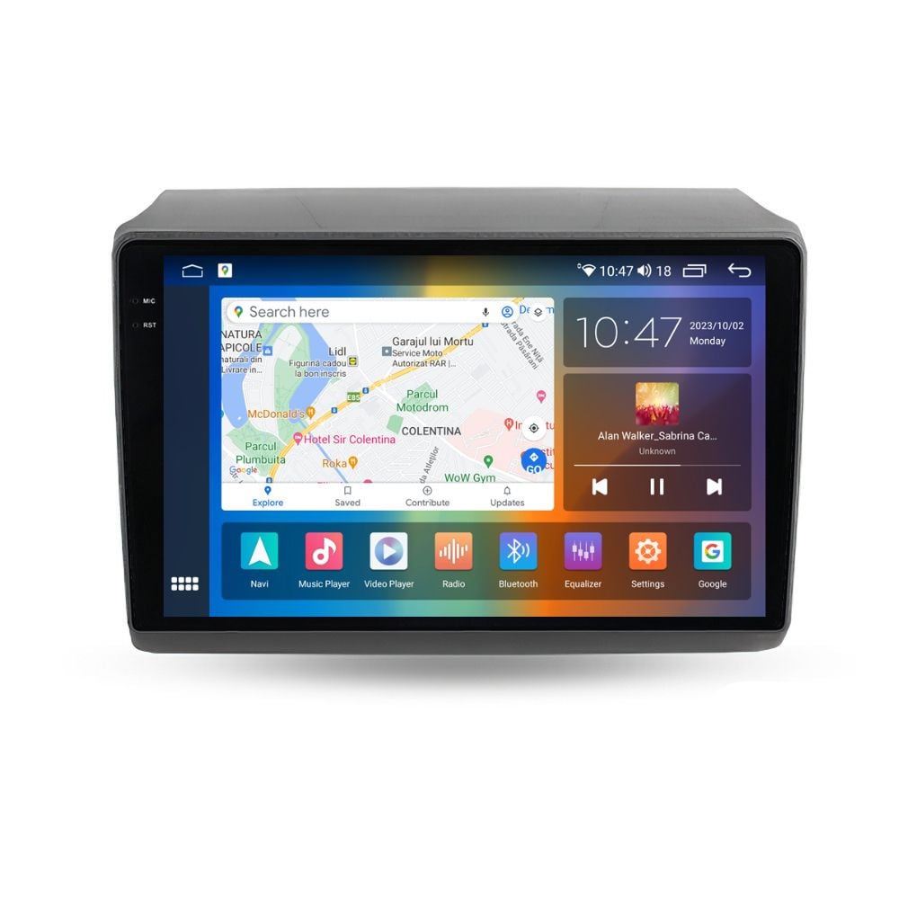 Navigatie dedicata cu Android Peugeot Boxer dupa 2006 cu navigatie originala, 4GB RAM, Radio GPS Dual Zone, Display 2K QLED 9.5