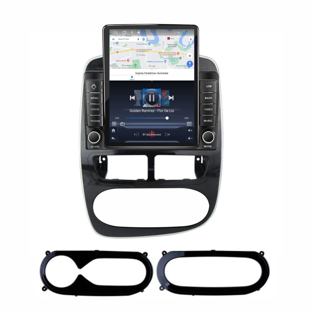 Navigatie dedicata cu Android Renault Clio IV 2012 - 2019, 1GB RAM, Radio GPS Dual Zone, Touchscreen IPS 9.7