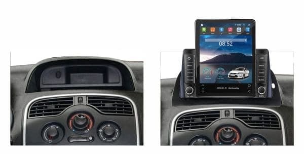 Navigatie dedicata cu Android Renault Kangoo II 2014 - 2021, 1GB RAM, Radio GPS Dual Zone, Touchscreen IPS 9.7