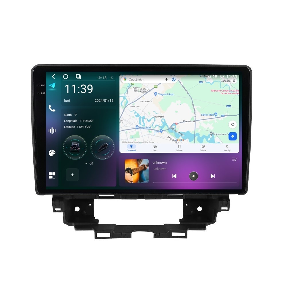 Navigatie dedicata cu Android Renault Kangoo III dupa 2021, 12GB RAM, Radio GPS Dual Zone, Display 2K QLED 10.36