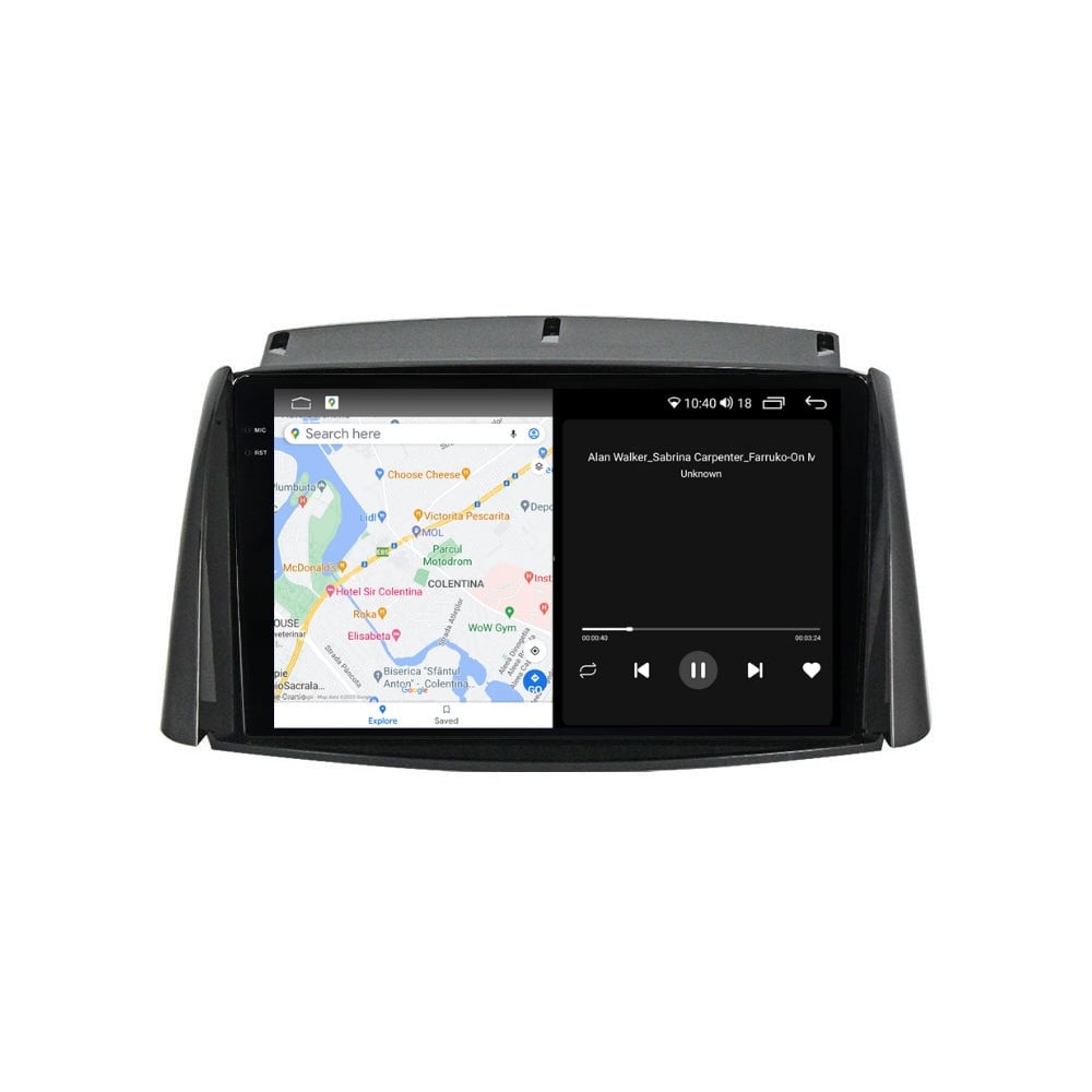 Navigatie dedicata cu Android Renault Koleos 2008 - 2016, 4GB RAM, Radio GPS Dual Zone, Display 2K QLED 9.5