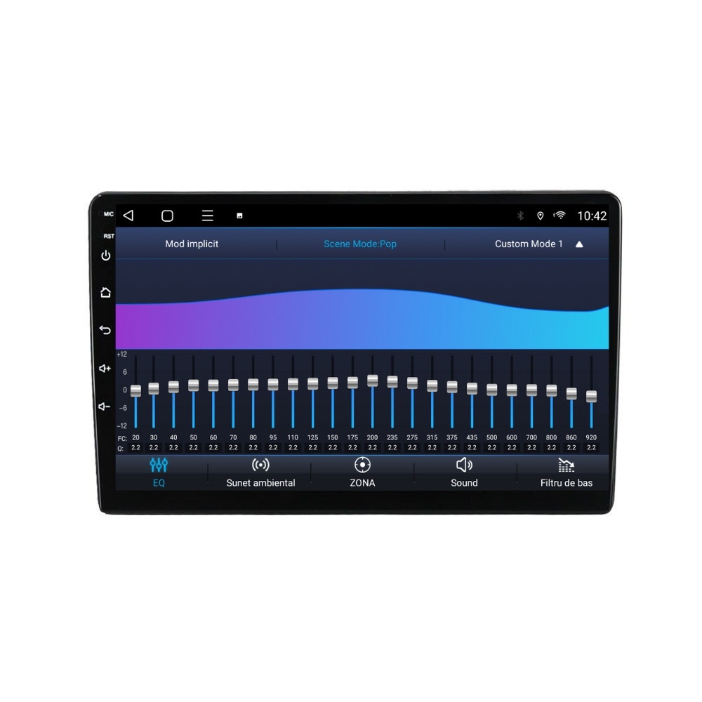 Navigatie dedicata cu Android Renault Zoe dupa 2019, 2GB RAM, Radio GPS Dual Zone, Display HD QLED 9