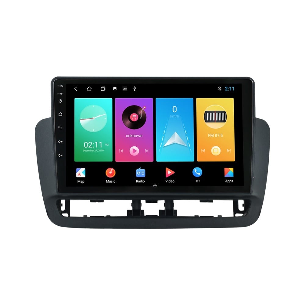 Navigatie dedicata cu Android Seat Ibiza IV 2014 - 2017, 1GB RAM, Radio GPS Dual Zone, Display HD IPS 9