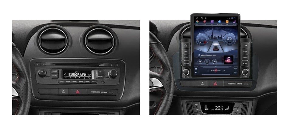 Navigatie dedicata cu Android Seat Ibiza V dupa 2021, 2GB RAM, Radio GPS Dual Zone, Touchscreen IPS 9.7