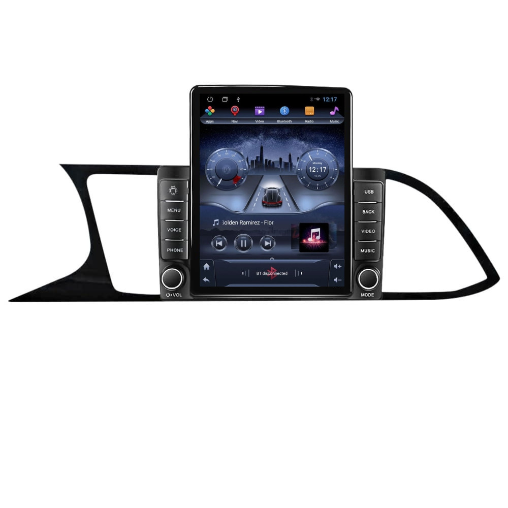 Navigatie dedicata cu Android Seat Leon 5F 2013 - 2020, 1GB RAM, Radio GPS Dual Zone, Touchscreen IPS 9.7