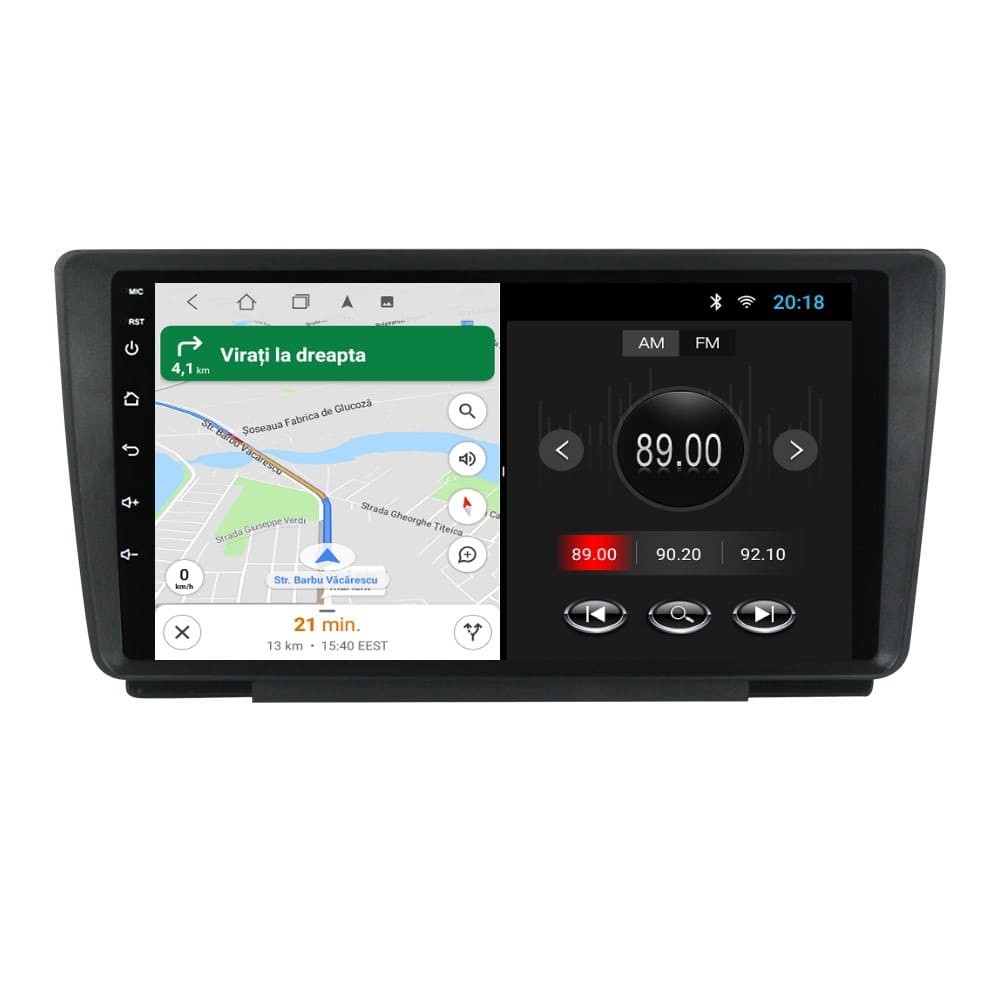 Navigatie dedicata cu Android Skoda Octavia II 2004 - 2013, 2GB RAM, Radio GPS Dual Zone, Display HD IPS 9" Touchscreen, Internet WiFi, Bluetooth, MirrorLink, USB - Imagine 6