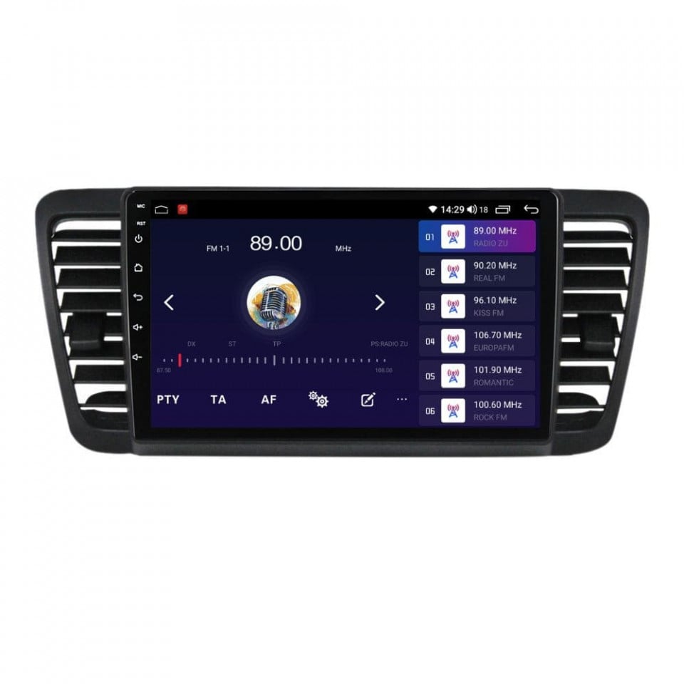 Navigatie dedicata cu Android Subaru Outback / Legacy 2003 - 2009, 6GB RAM, Radio GPS Dual Zone, Display HD QLED 9