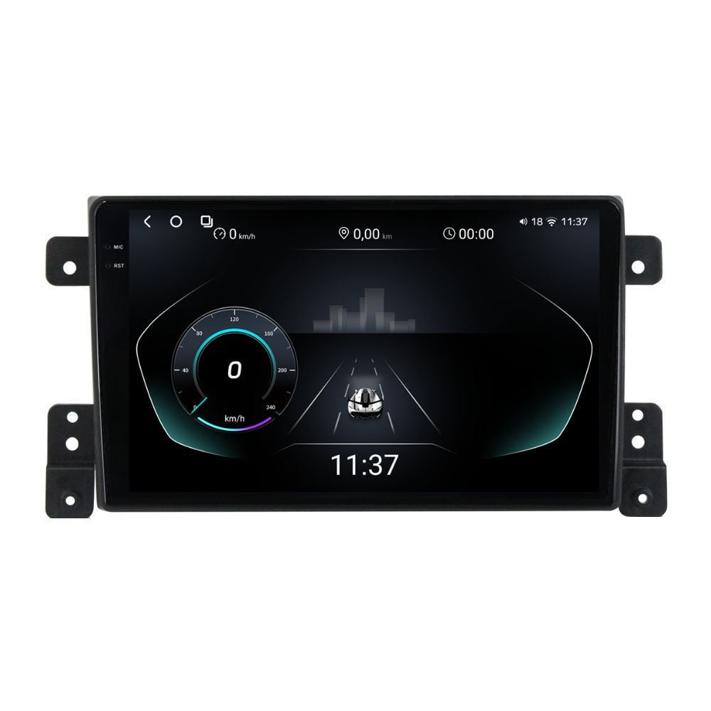 Navigatie dedicata cu Android Suzuki Grand Vitara 2005 - 2015, 12GB RAM, Radio GPS Dual Zone, Display 2K QLED 9.5