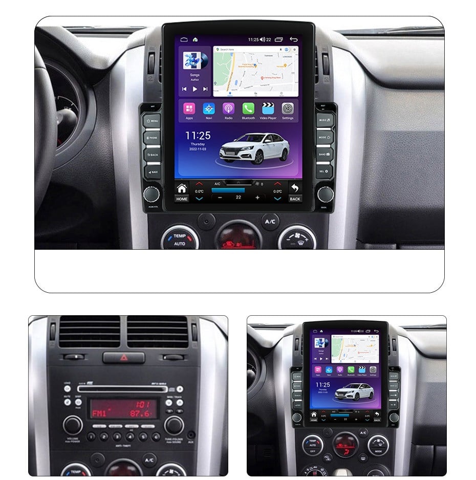 Navigatie dedicata cu Android Suzuki Grand Vitara 2005 - 2015, 8GB RAM, Radio GPS Dual Zone, Touchscreen IPS 9.7