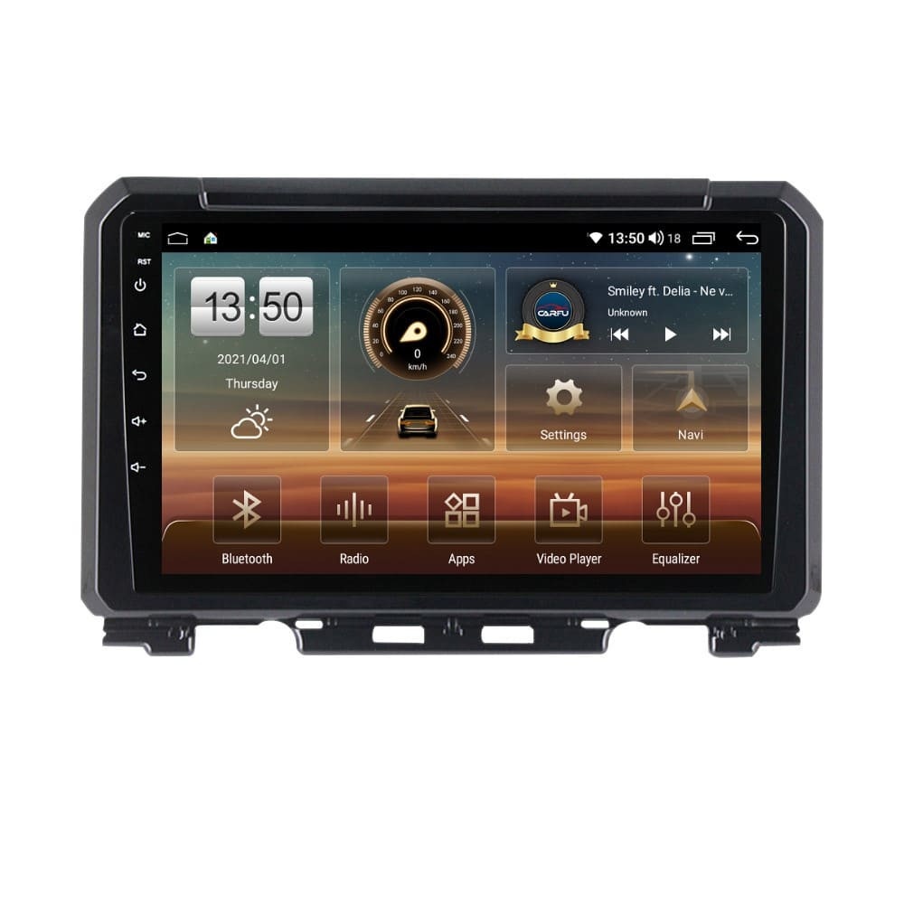 Navigatie dedicata cu Android Suzuki Jimny dupa 2018, 2GB RAM, Radio GPS Dual Zone, Display HD QLED 9