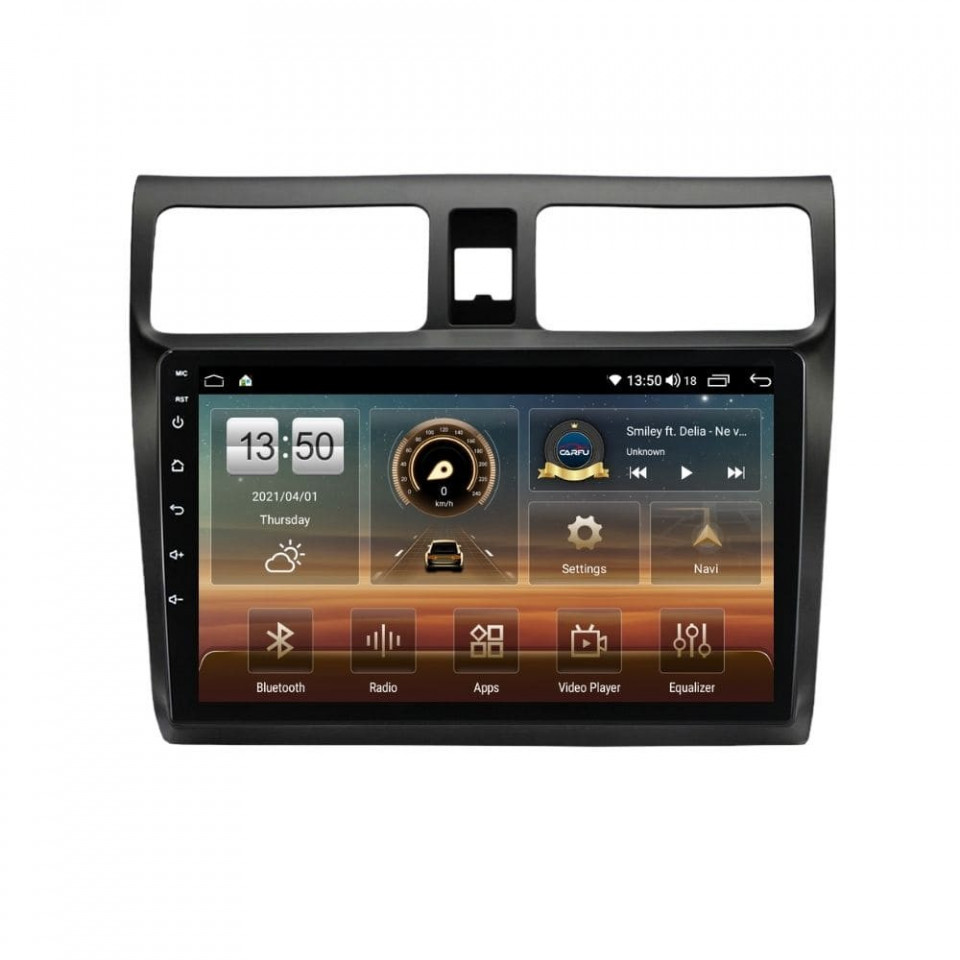 Navigatie dedicata cu Android Suzuki Swift III 2005 - 2010, 6GB RAM, Radio GPS Dual Zone, Display HD QLED 10