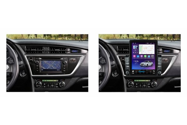 Navigatie dedicata cu Android Toyota Auris 2012 - 2015, 4GB RAM, Radio GPS Dual Zone, Touchscreen IPS 9.7