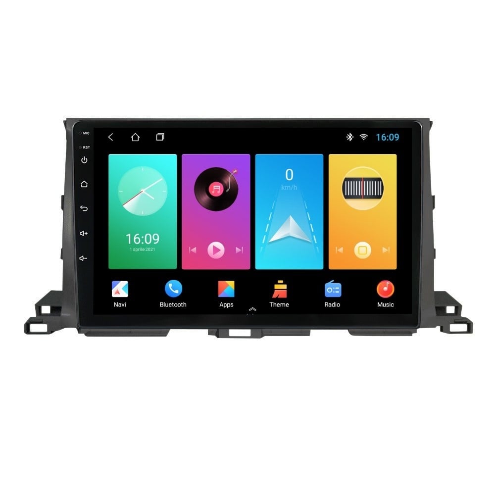 Navigatie dedicata cu Android Toyota Highlander 2013 - 2021, 1GB RAM, Radio GPS Dual Zone, Display HD IPS 10