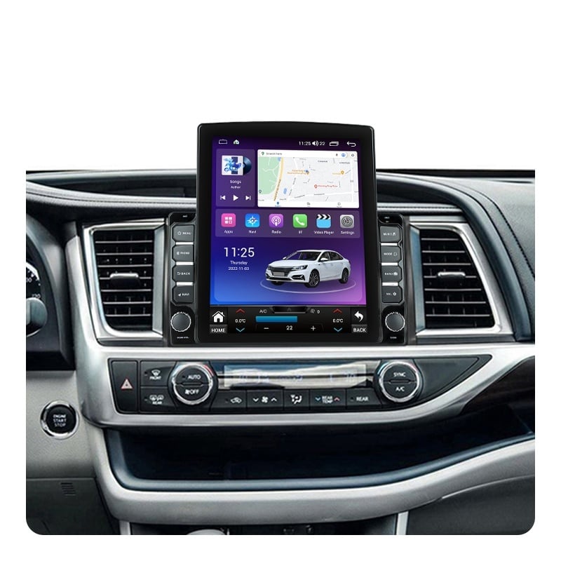 Navigatie dedicata cu Android Toyota Highlander 2013 - 2021, 8GB RAM, Radio GPS Dual Zone, Touchscreen IPS 9.7