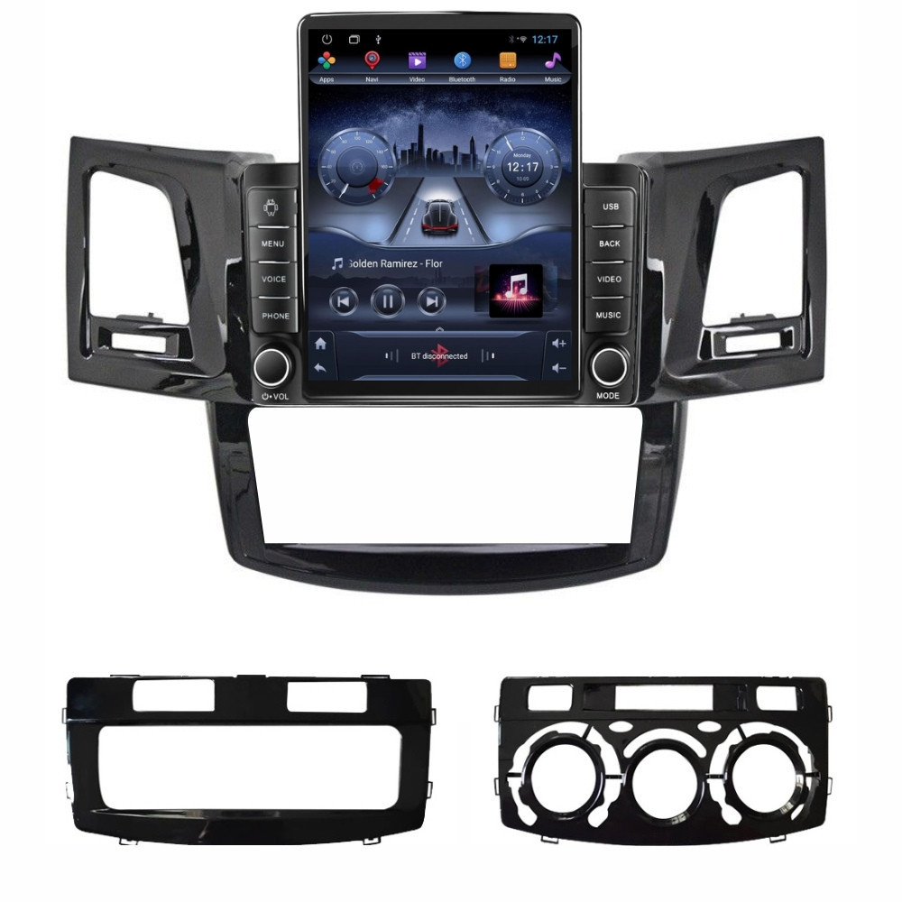 Navigatie dedicata cu Android Toyota Hilux VII 2004 - 2015, 1GB RAM, Radio GPS Dual Zone, Touchscreen IPS 9.7