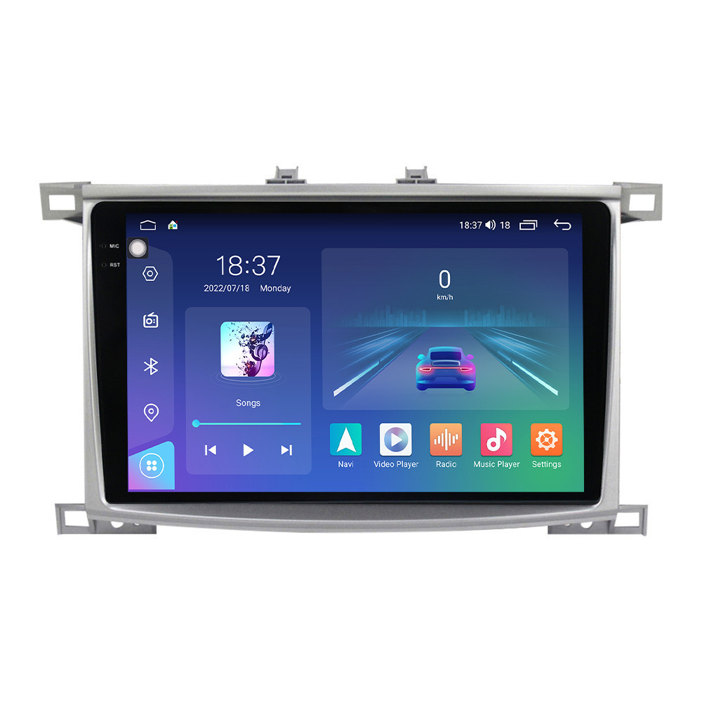 Navigatie dedicata cu Android Toyota Land Cruiser J100 2002 - 2008, 8GB RAM, Radio GPS Dual Zone, Display 2K QLED 10.36