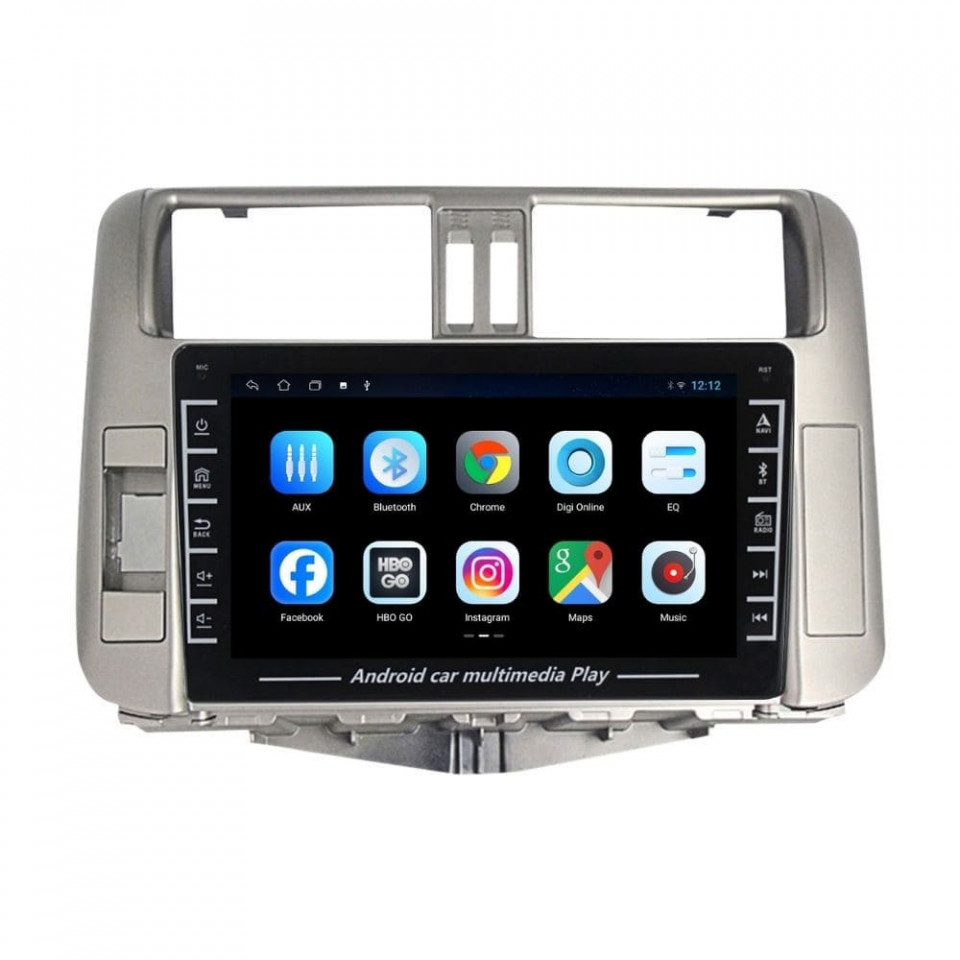 Navigatie dedicata cu Android Toyota Land Cruiser Prado J150 2009 - 2013, 1GB RAM, Radio GPS Dual Zone, Display HD IPS 8