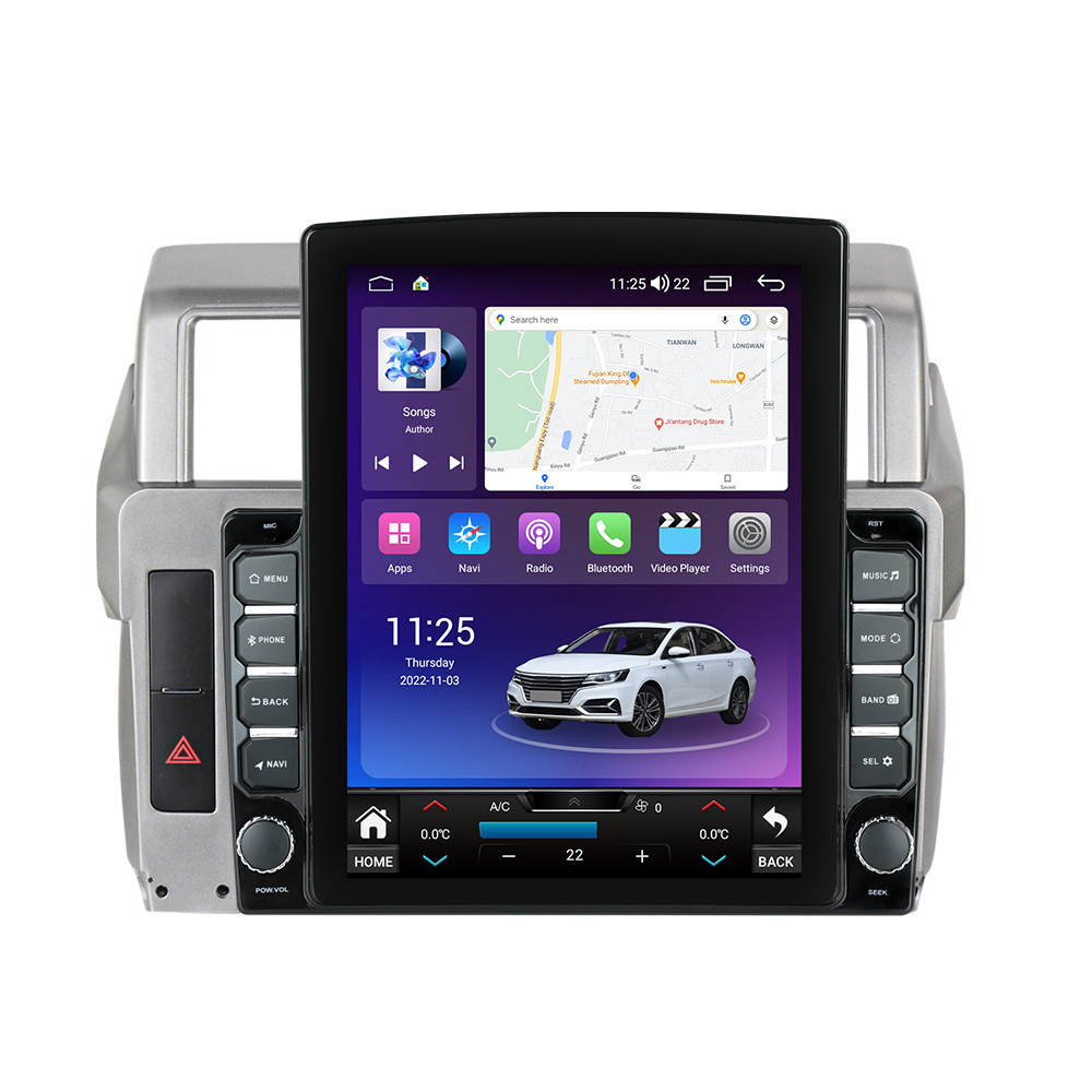 Navigatie dedicata cu Android Toyota Land Cruiser Prado J150 2013 - 2017, 8GB RAM, Radio GPS Dual Zone, Touchscreen IPS 9.7