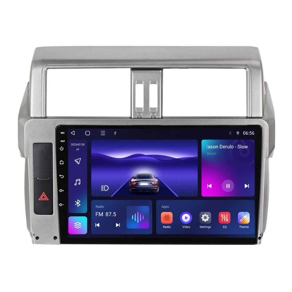 Navigatie dedicata cu Android Toyota Land Cruiser Prado J150 2013 - 2017, 2GB RAM, Radio GPS Dual Zone, Display HD QLED 10