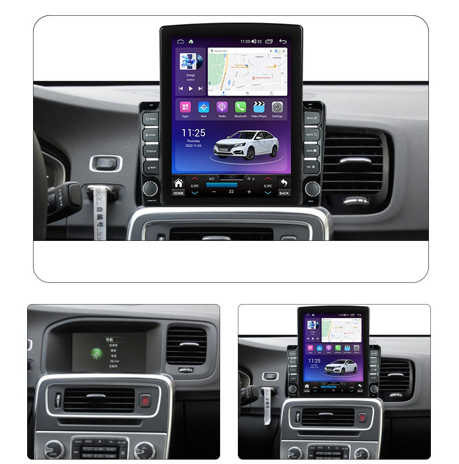 Navigatie dedicata cu Android Volvo S60 II / V60 I 2010 - 2014, 4GB RAM, Radio GPS Dual Zone, Touchscreen IPS 9.7