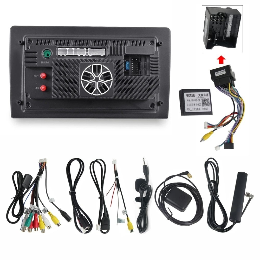 Navigatie dedicata cu Android VW Passat B8 dupa 2015, 4GB RAM, Radio GPS Dual Zone, Display HD QLED 10" Touchscreen, Internet Wi-Fi si slot SIM 4G, Bluetooth, MirrorLink, USB - Imagine 5