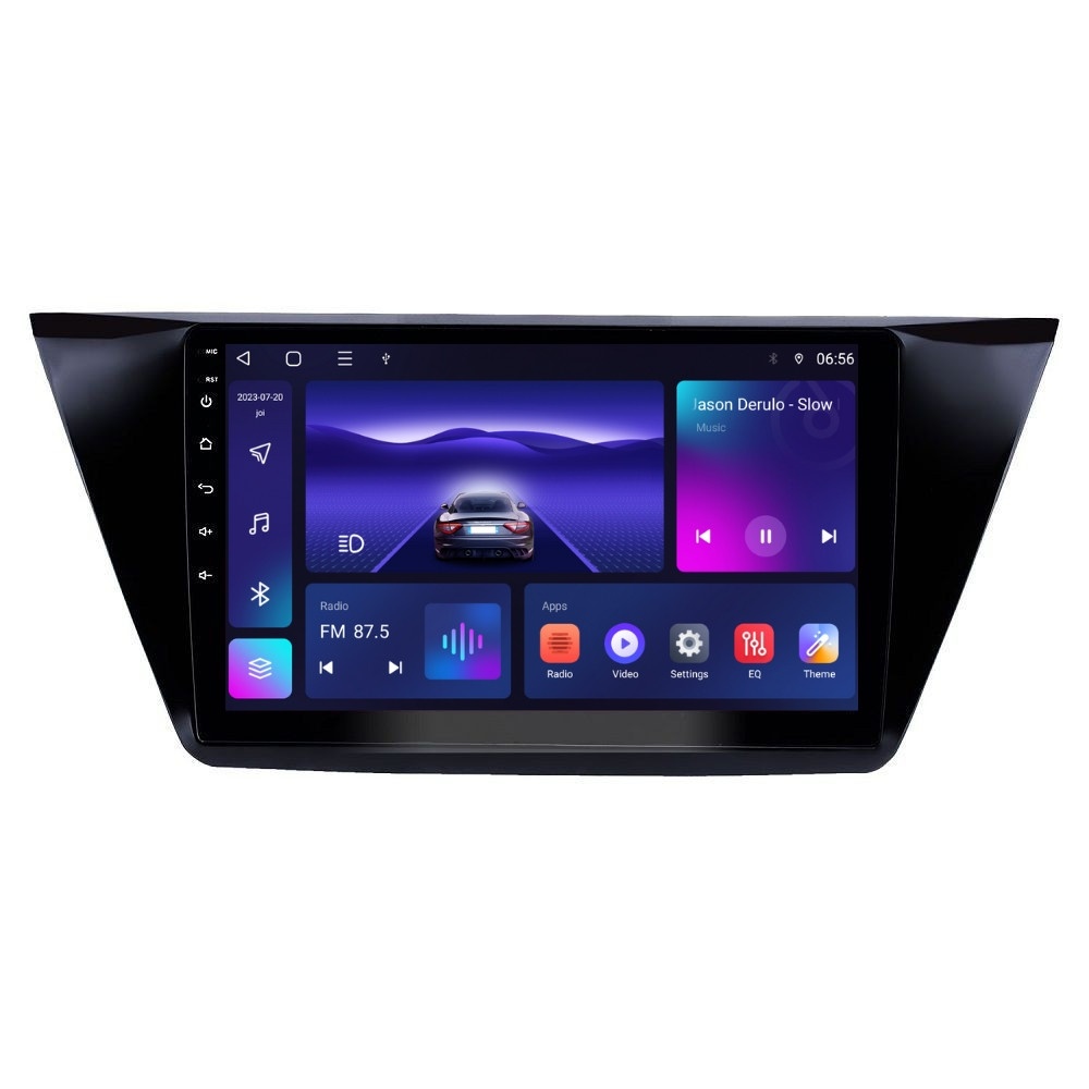 Navigatie dedicata cu Android VW Touran III dupa 2015, 4GB RAM, Radio GPS Dual Zone, Display HD IPS 10" Touchscreen, Internet Wi-Fi, Bluetooth, MirrorLink, USB