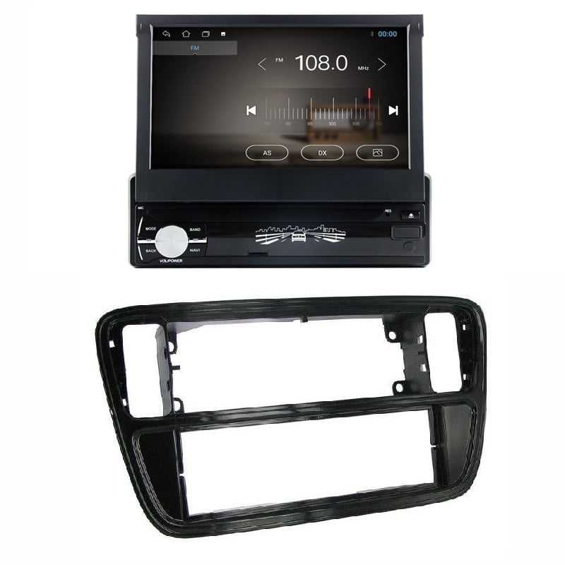 Navigatie 1DIN cu Android VW UP 2011 - 2016, 2GB RAM, Radio GPS Dual Zone, Display HD 7