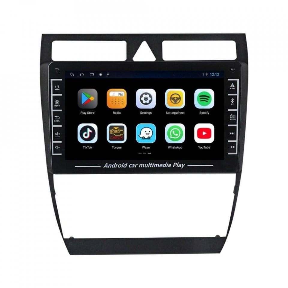 Navigatie dedicata cu Android Audi A6 (C5) 1997 - 2005, 1GB RAM, Radio GPS Dual Zone, Display HD IPS 8