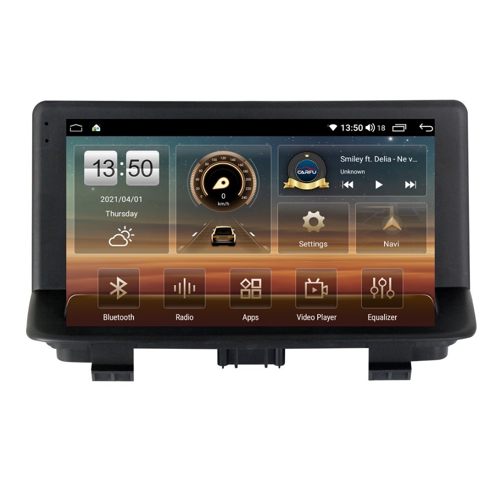 Navigatie dedicata cu Android Audi Q3 (8U) 2011 - 2020, 2GB RAM, Radio GPS Dual Zone, Display HD QLED 9