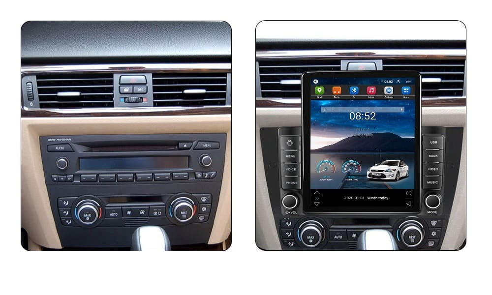 Navigatie dedicata cu Android BMW Seria 3 (E90) 2004 - 2013, 2GB RAM, Radio GPS Dual Zone, Touchscreen IPS 9.7