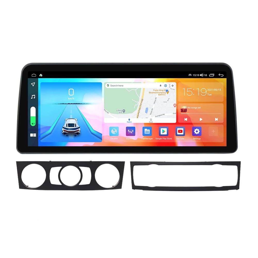 Navigatie dedicata cu Android BMW Seria 3 (E90) 2004 - 2013, 4GB RAM, Radio GPS Dual Zone, Display QLED 12.3