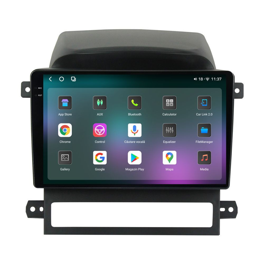 Navigatie dedicata cu Android Chevrolet Captiva 2006 - 2011, 12GB RAM, Radio GPS Dual Zone, Display 2K QLED 9.5