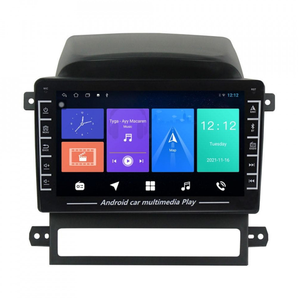 Navigatie dedicata cu Android Chevrolet Captiva 2006 - 2011, 1GB RAM, Radio GPS Dual Zone, Display HD IPS 8